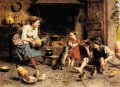 Mealtime country Eugenio Zampighi